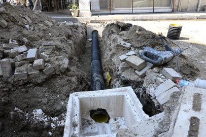 Manisa Saruhanlı’da altyapı yenileniyor