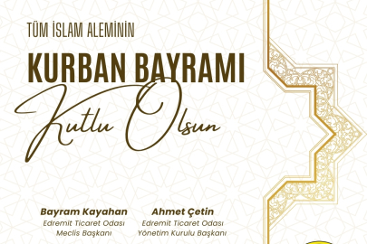Edremit Ticaret Odası Kurban Bayramı Kutlama Mesajı