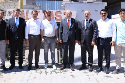 Gürsel Baran’dan Gölbaşı’ndaki Taş ve Mermer Firmalarına Ziyaret
