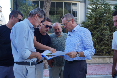 Ayvalık’ta 200 milyon liralık yol dönüşümü hız kesmeden sürüyor