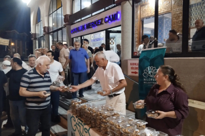 Nilüfer Belediyesi’den kandil simidi ikramı