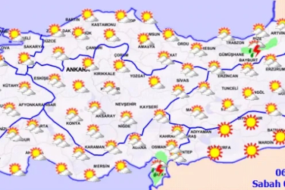 Yurtta bugün hava nasıl olacak? (06 Eylül 2026 Pazar)