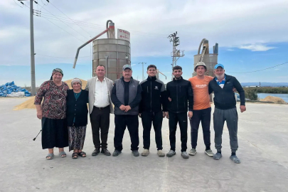 Başkan Köprü’den harman yerine ziyaret