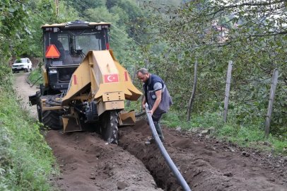 Ordu’da Güvenyurt’a içme suyu hattı