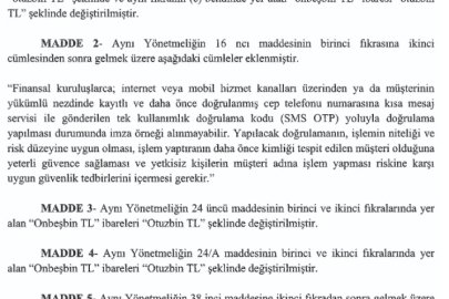 MASAK düzenlemesinde parasal sınırlar yükseltildi... Kara para ile mücadelede yeni düzenleme