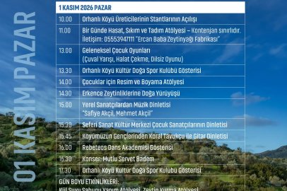 İzmir’in yerel zeytini Erkence, Orhanlı Köyü’nde üçüncü kez festivalle kutlanıyor