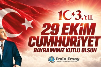 Havran Belediye Başkanı Emin Ersoy 29 Ekim Kutlama İlanı
